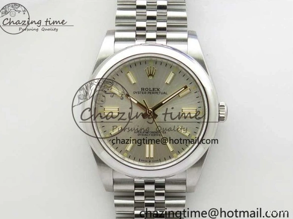 MiroTime 0227 WeatherProof Oyster Perpetual 41mm 124300 BP Maker Best Edition Silver Dial on SS Jubilee Bracelet A 2639